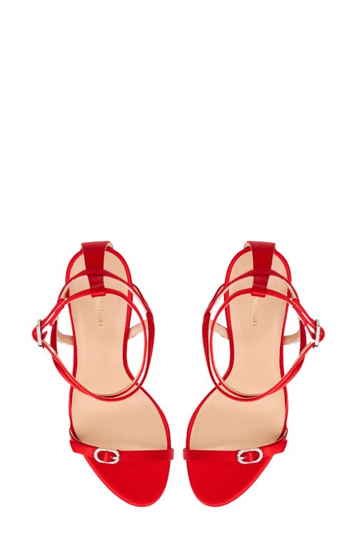 Bruno Magli Bruna Ankle Strap Sandal In Red