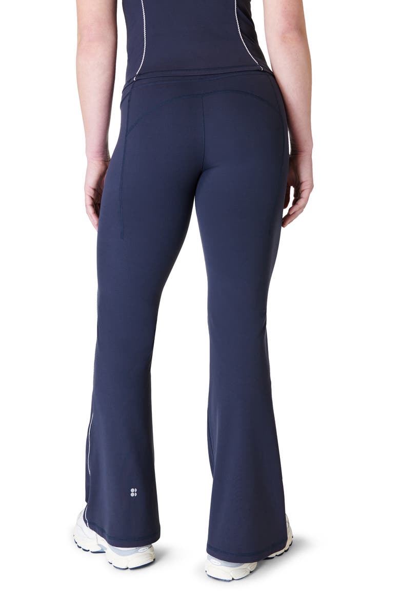 Soft Sculpt Flare Pants, Alternate, color, NAVY BLUE