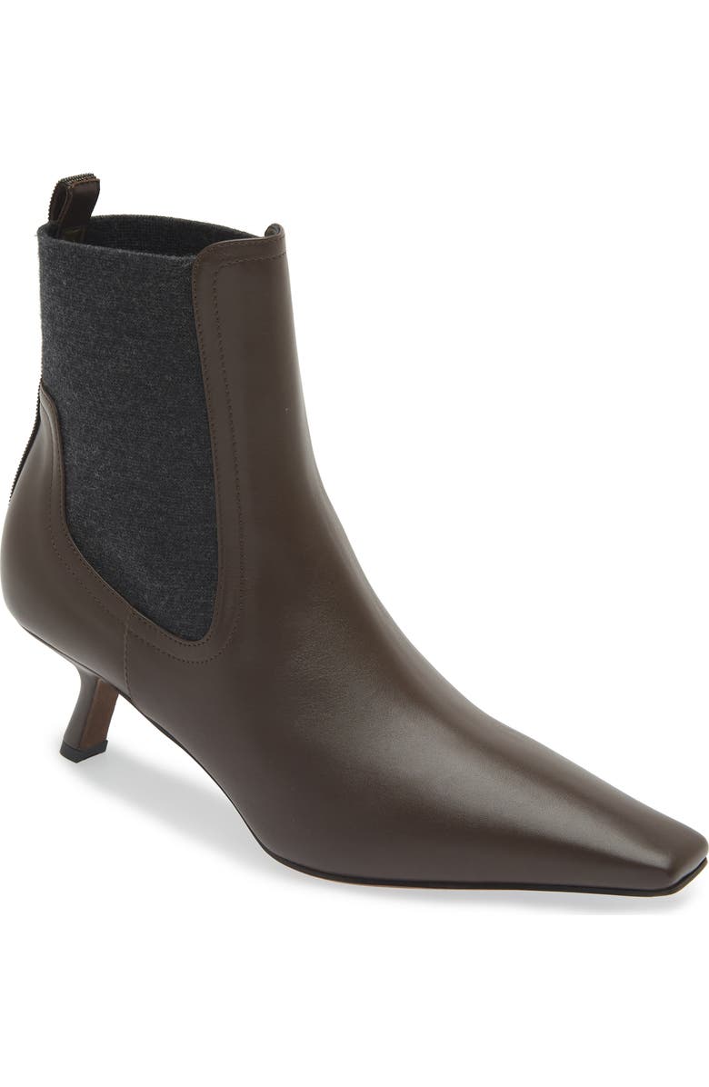 Brunello Cucinelli Kitten Heel Chelsea Boot, Main, color,