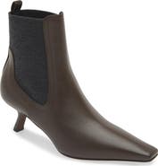 Brunello Cucinelli Kitten Heel Chelsea Boot