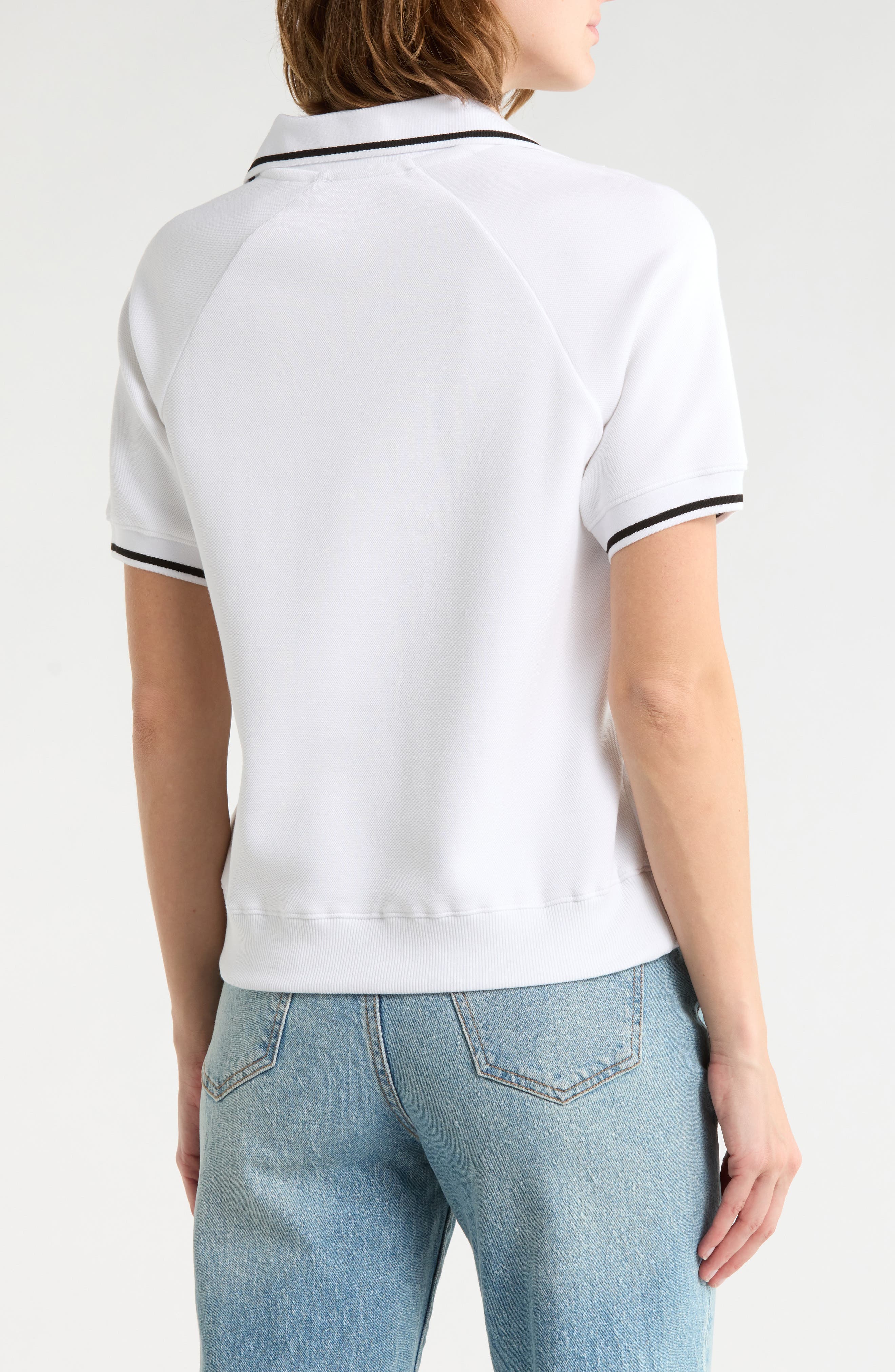Contrast Stripe Polo - image 2