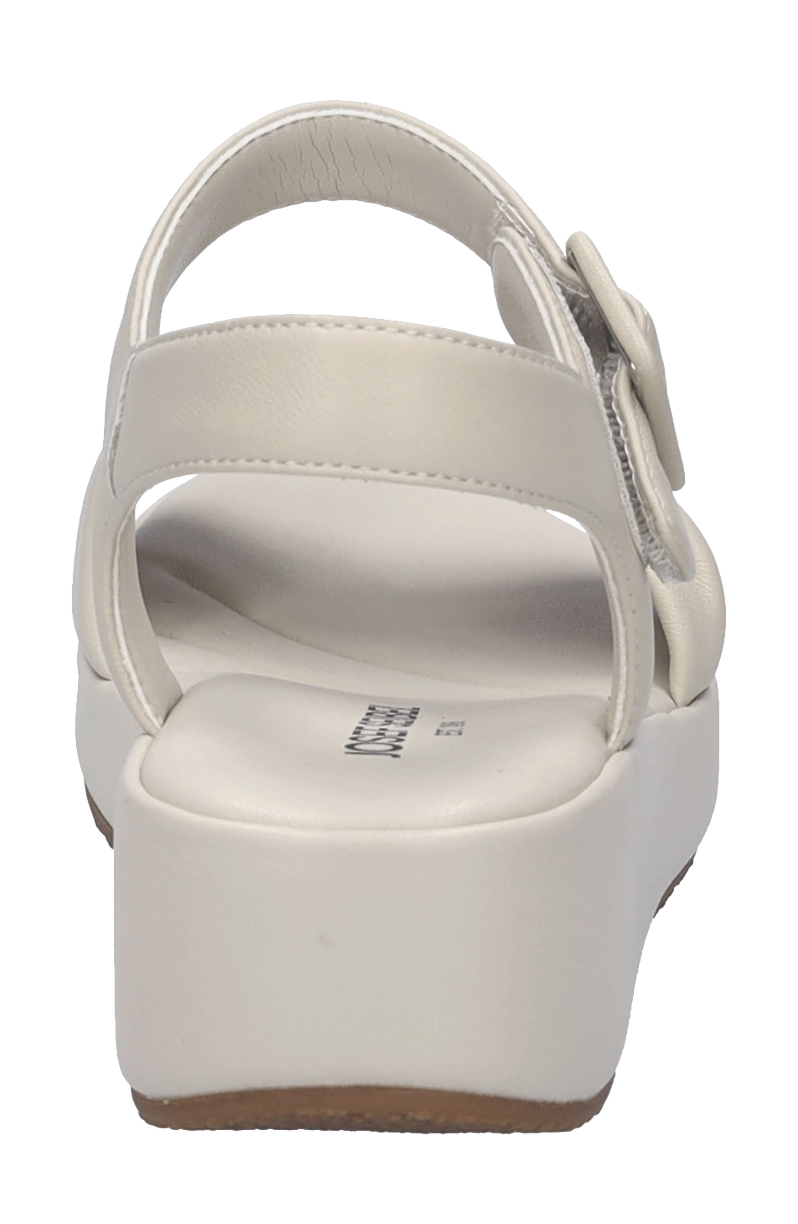 Eve 02 Ankle Strap Platform Wedge Sandal, Alternate, color, BISCUIT
