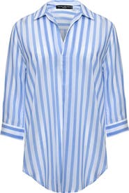 PIETRO BRUNELLI MATERNITY Long Sleeve Johnny Collar Shirt