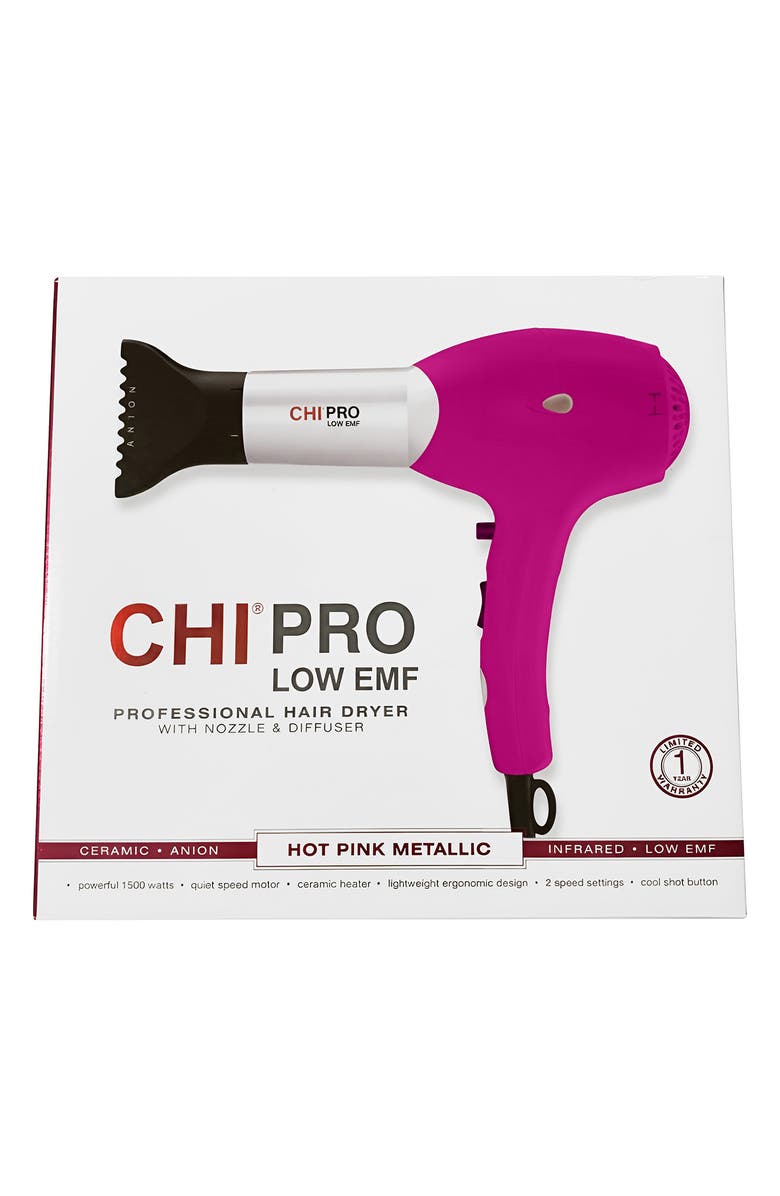Pink Pro Color CHI Pro Hair Dryer - Hot Pink | Nordstromrack