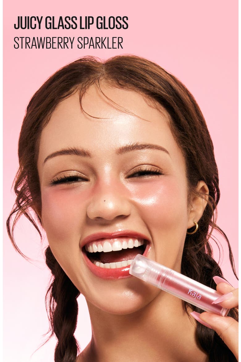Juicy Glass Instant Hydrating & Plumping Lip Gloss, Alternate, color, STRAWBERRY SPARKLER