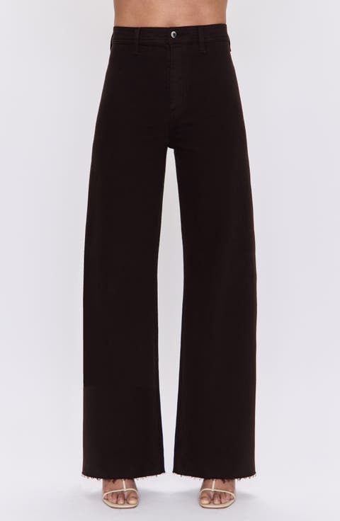 Penny Wide Leg Utility Jeans (Meadow)