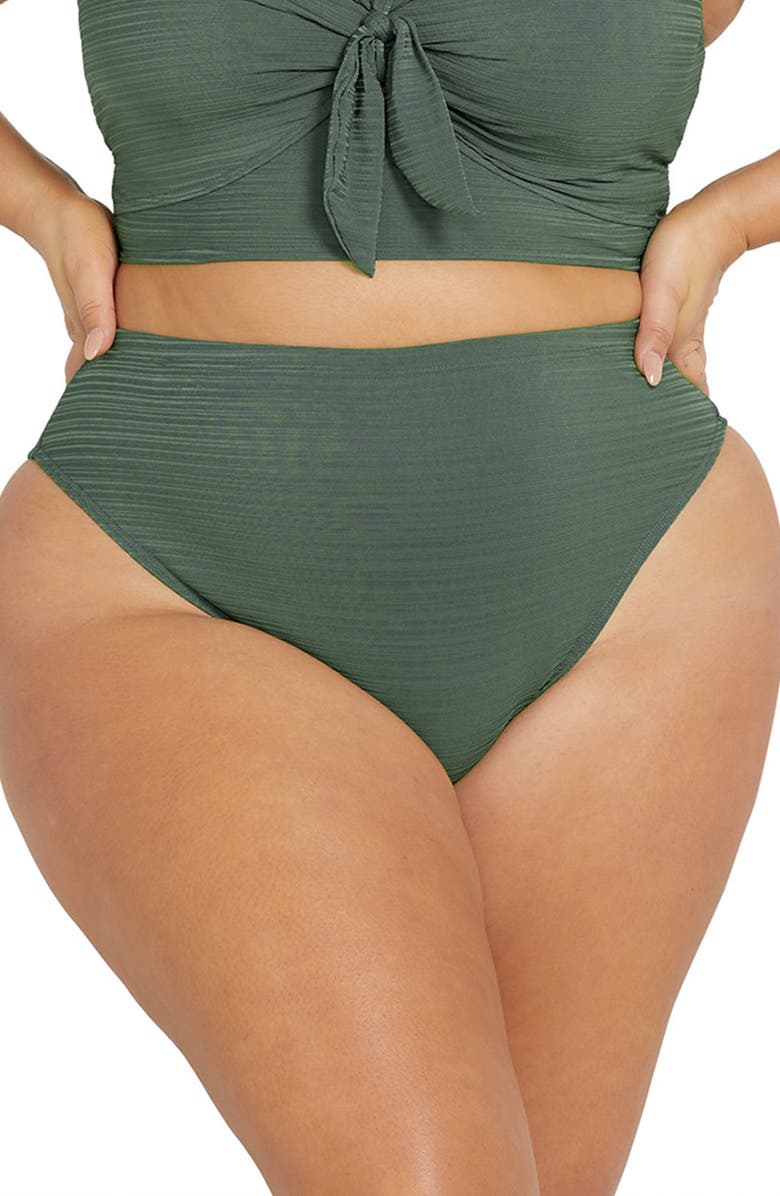 Artesands Aria Richter High Waist Bikini Bottoms, Main, color, 