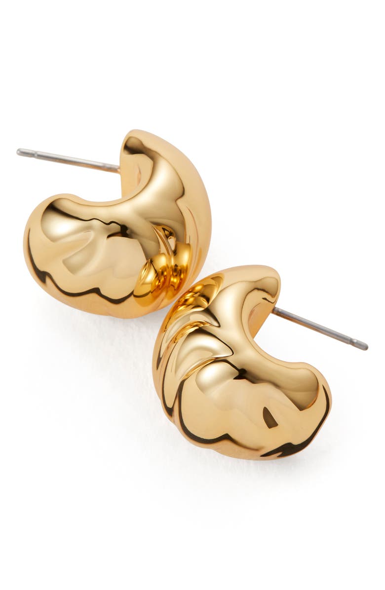 JENNY BIRD Nelle Sculpted Hoop Earrings, Alternate, color, High Polish Gold