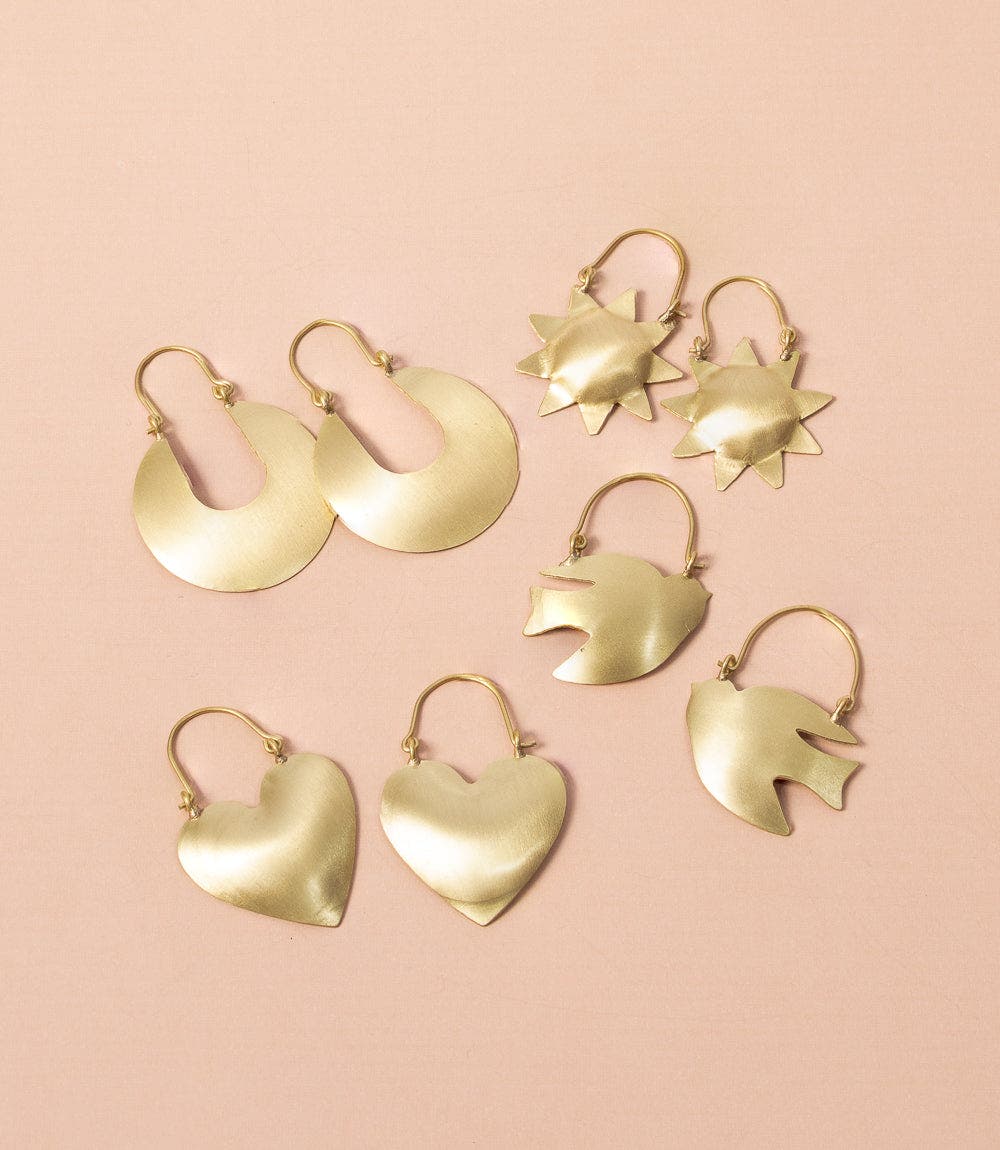 Matr Boomie Pratima Bird Hoop Earrings (Women) | Nordstrom