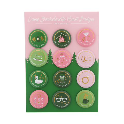Camp Bachelorette Merit Badges