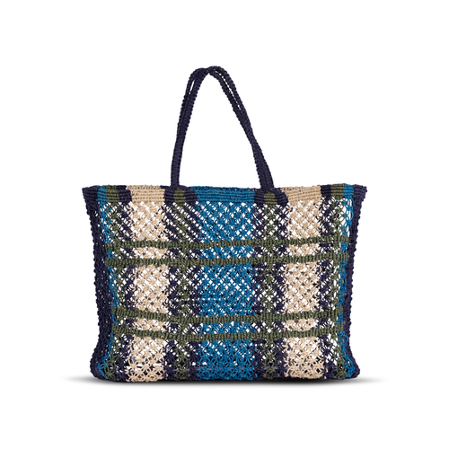 Tin Marin Kulu Woven Jute Tote in Blue & White at Nordstrom