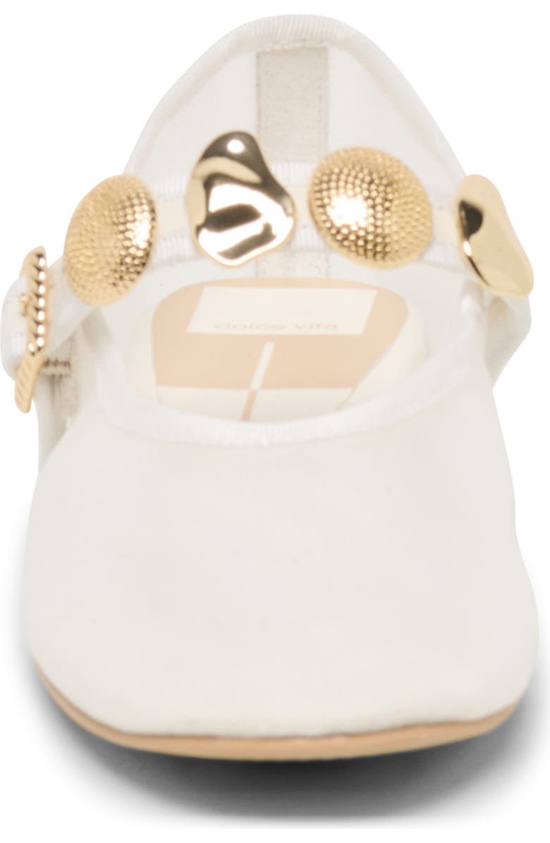Dolce Vita Relan Mesh Mary Jane Flat, Alternate, color, White Mesh