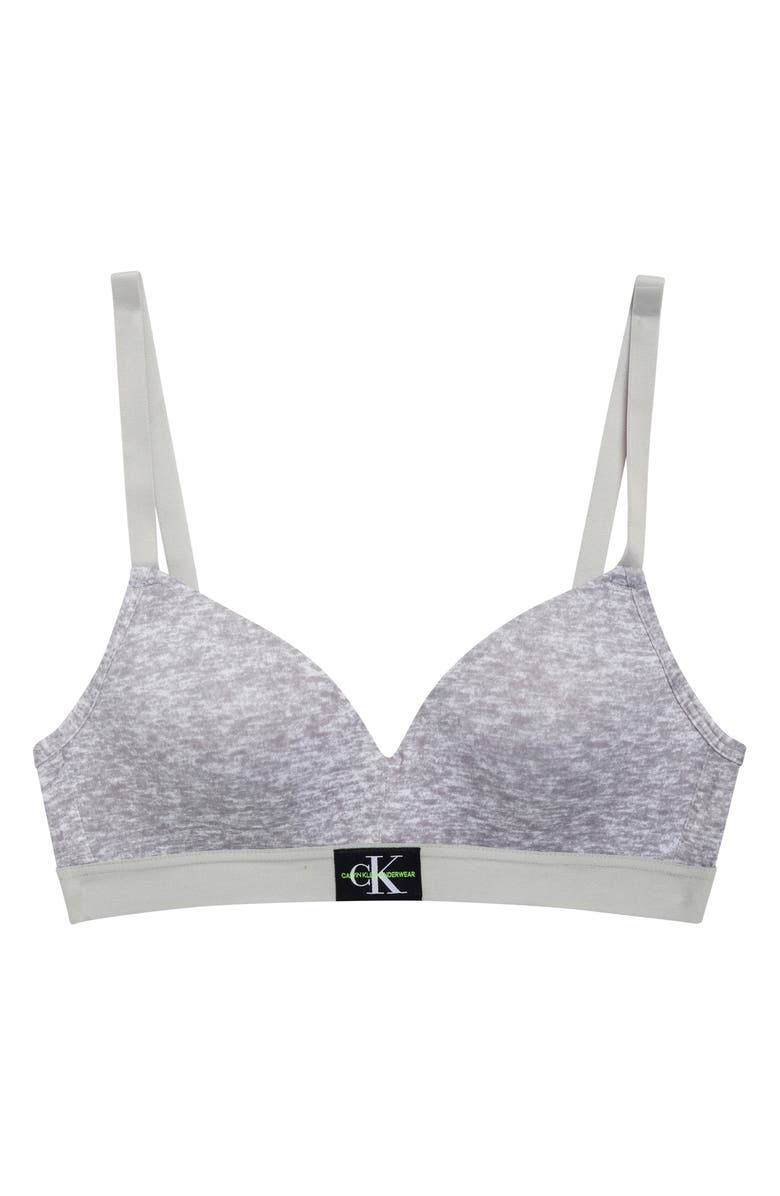 Calvin Klein Kids' Monogram Patch Wireless Molded Bra, Main, color, 