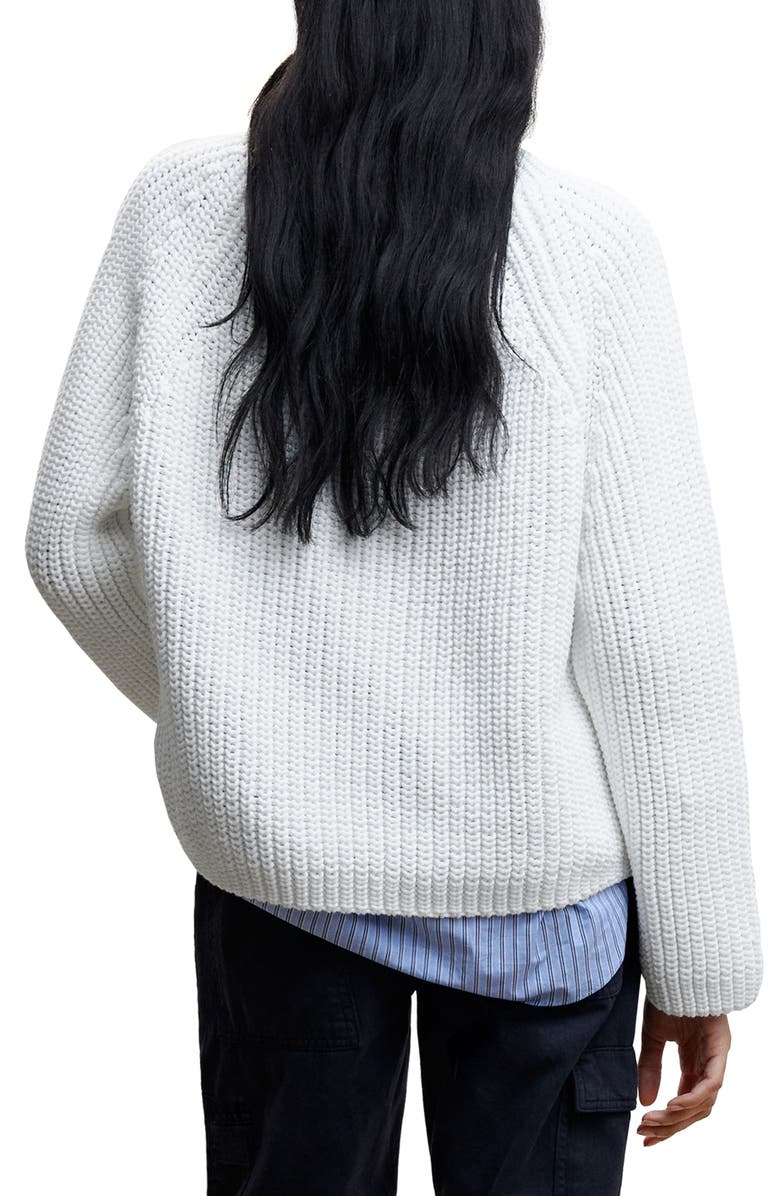 MANGO Oversize V-Neck Knit Sweater, Alternate, color, 