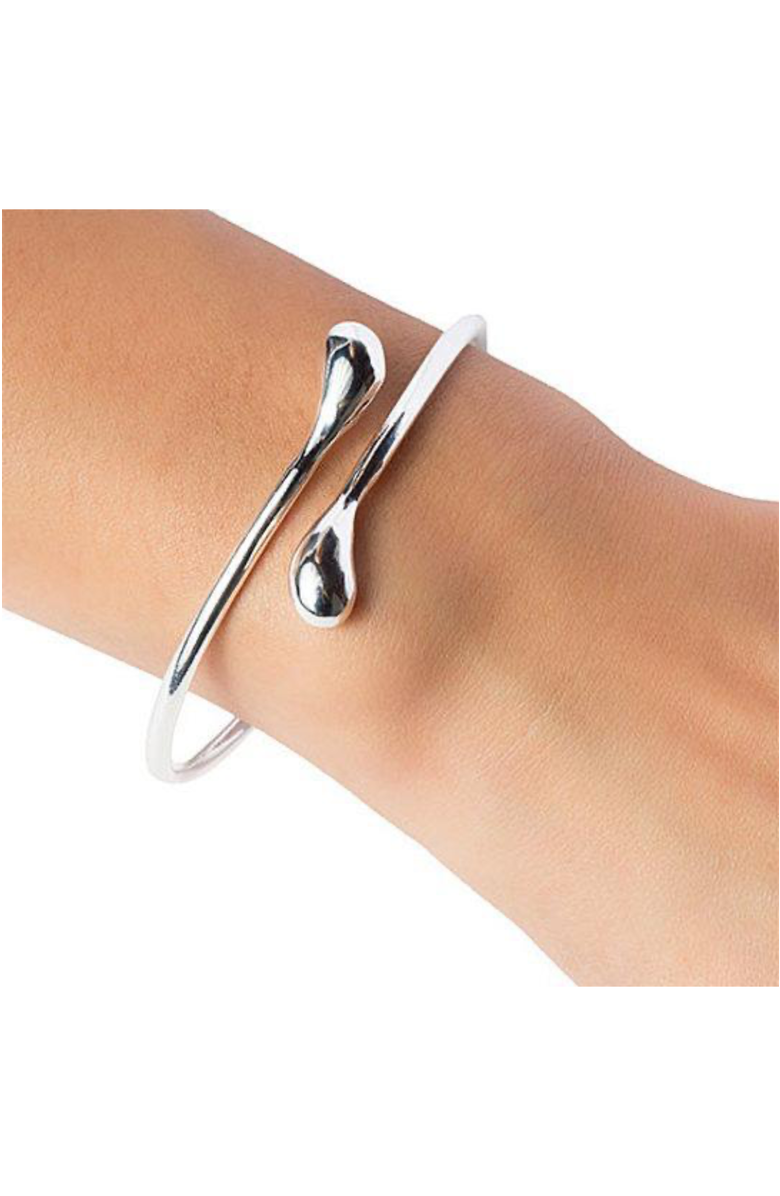 Hollywood Sensation Teardrop Bracelets, Alternate, color, Silver