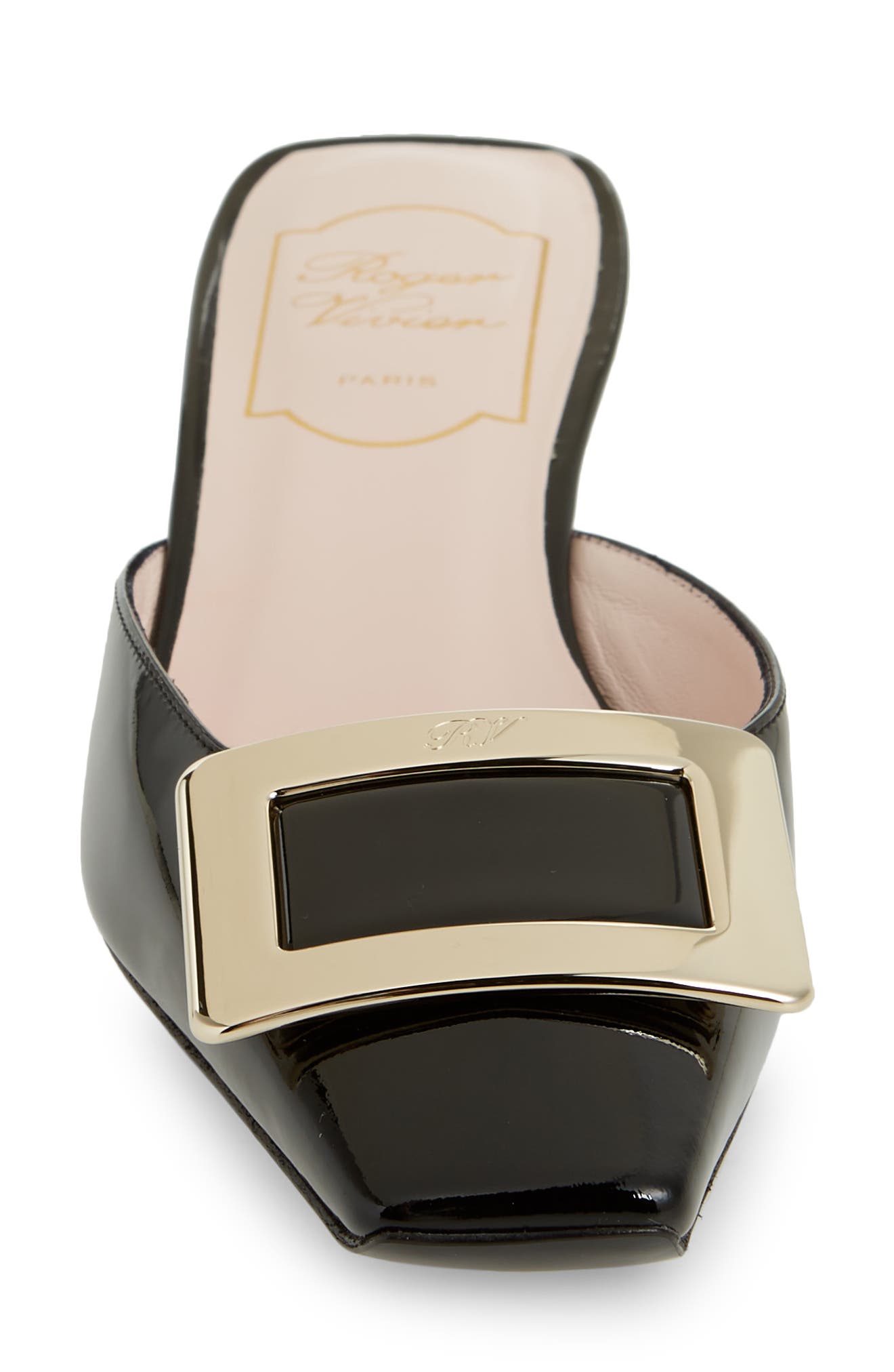 Roger Vivier Belle Vivier Buckle Mule, Alternate, color, 