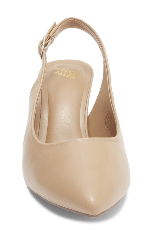 Rebecca Allen Arrow Slingback Pump In Neutral