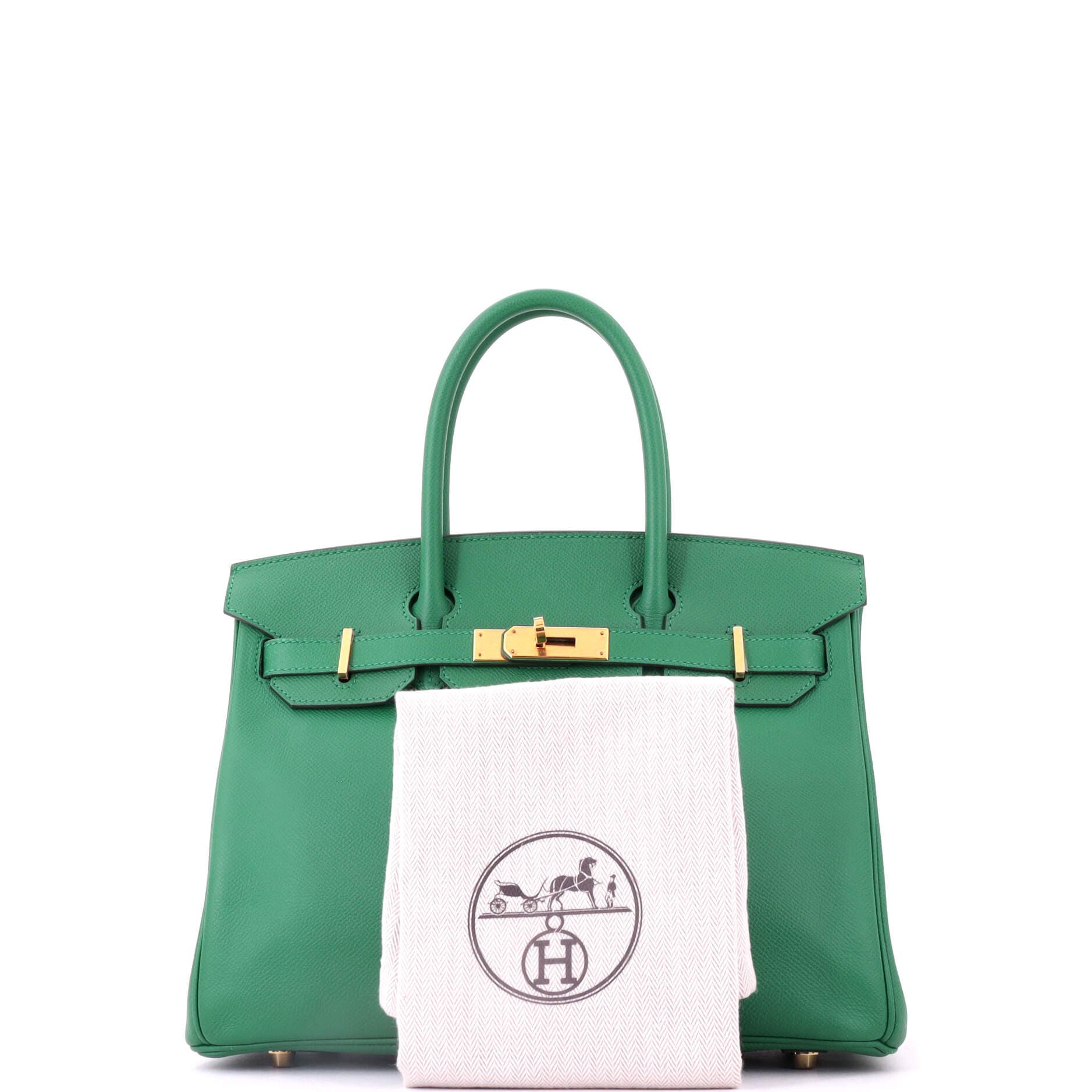 Birkin Handbag Green Epsom with Gold Hardware 30, Alternate, color, Green