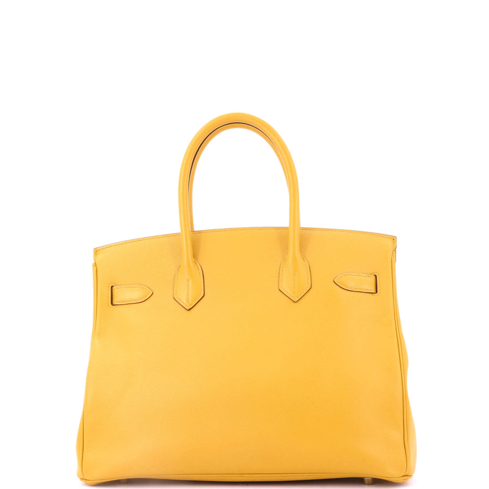 Pre-Owned Hermes Birkin Handbag Yellow Epsom with Gold Hardware 30, Alternate, color, 