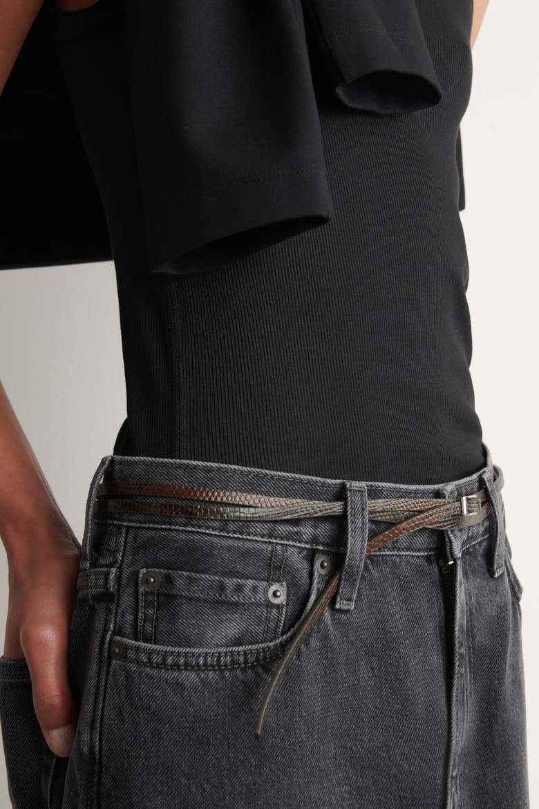 Arch Tapered Jeans, Alternate, color, BLACK