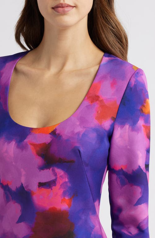 Black Halo Naylah Sheath Dress In Euphoric Harmony