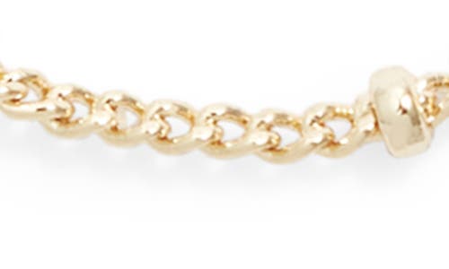 The Sis Kiss Baby Station Chain Necklace In Gold