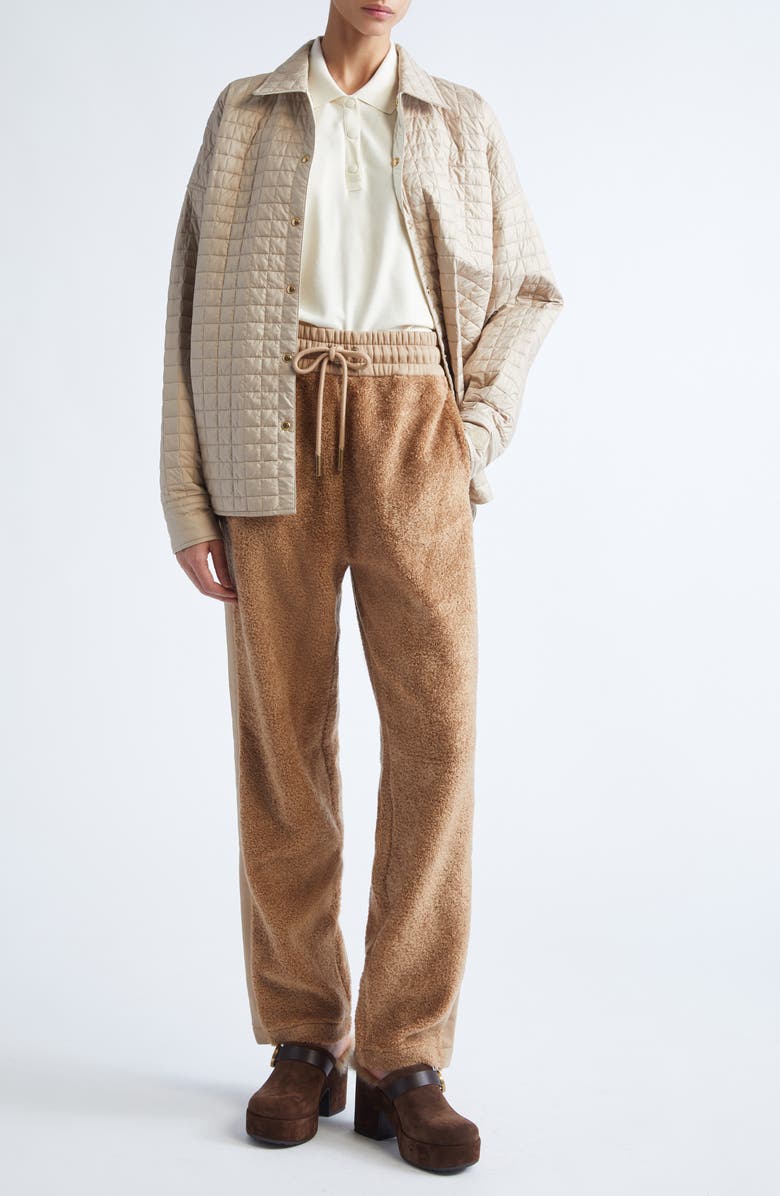 Moncler Reversible Padded Overshirt, Alternate, color, Toasted Almond