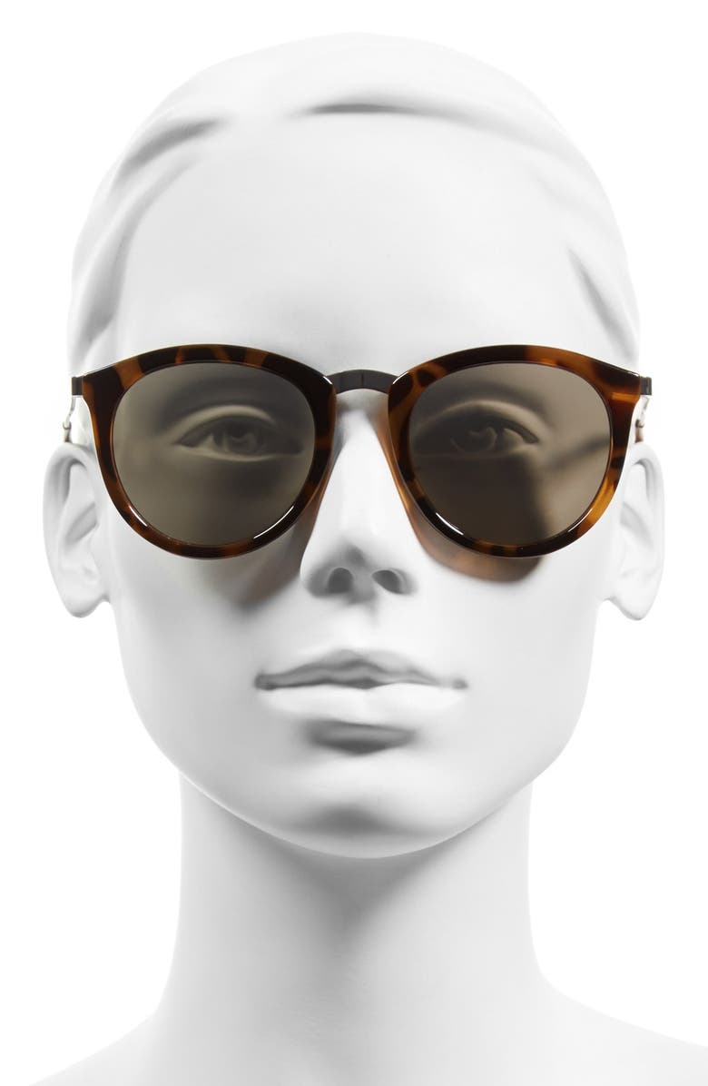 Le Specs 'No Smirking' 50mm Round Sunglasses, Alternate, color, 