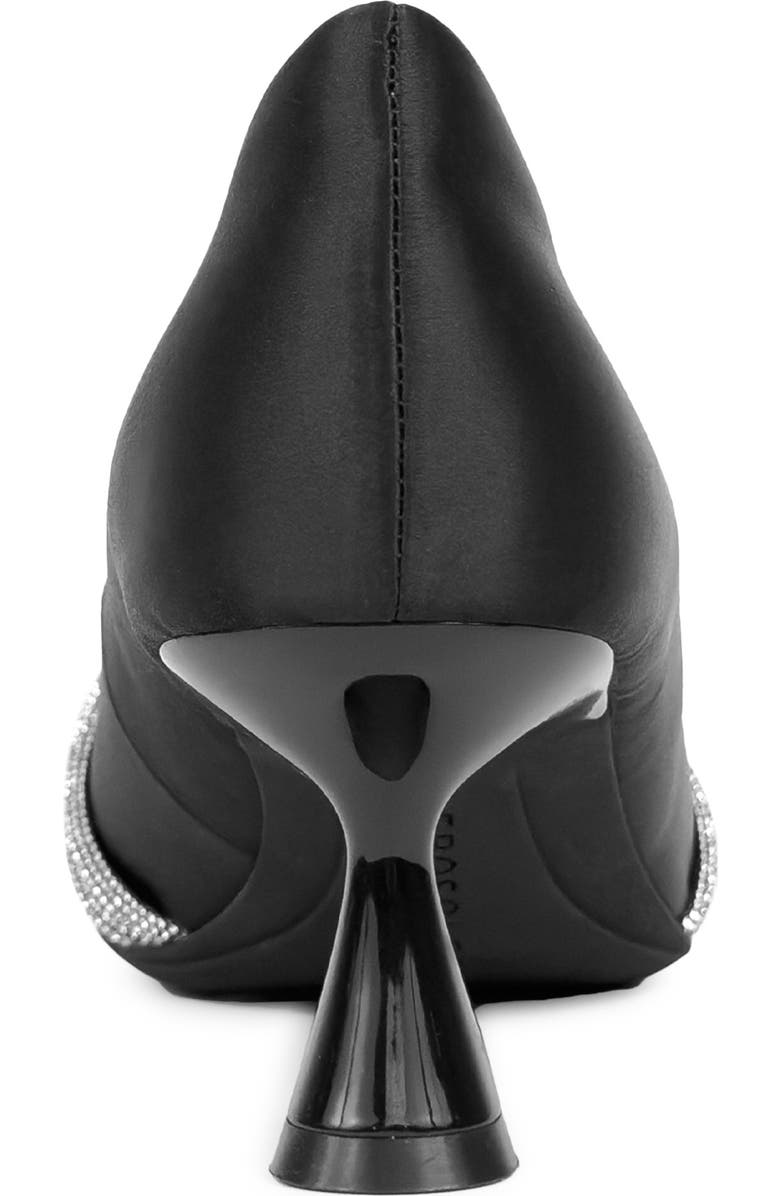 Aerosoles Jacey Crystal Embellished Satin Pump, Alternate, color, Black Satin