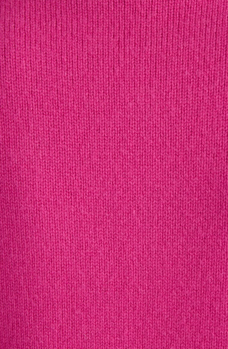Givenchy Short Sleeve Wool & Cashmere Polo, Alternate, color, Fuchsia