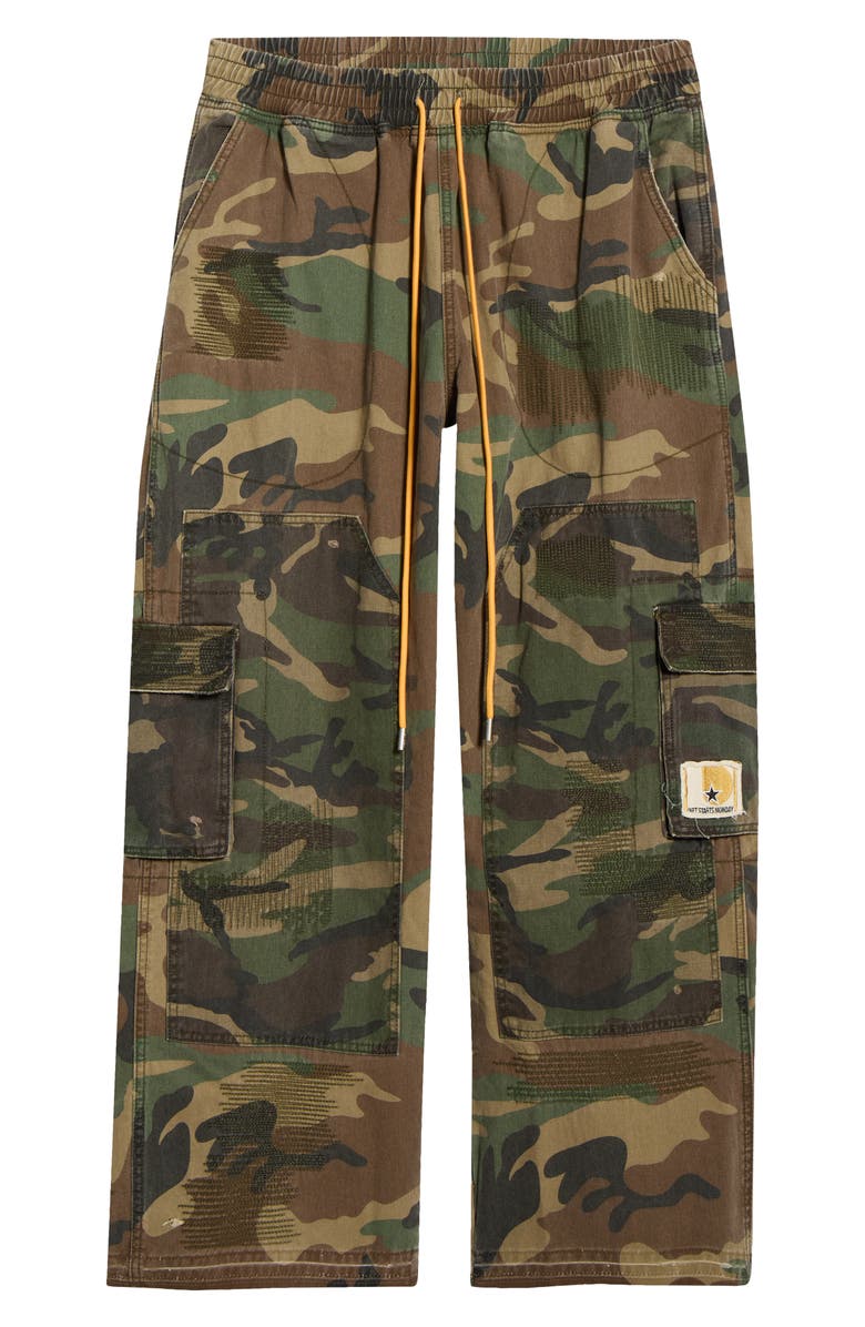 DIET STARTS MONDAY Camo Cargo Pants, Alternate, color, Camo Multi