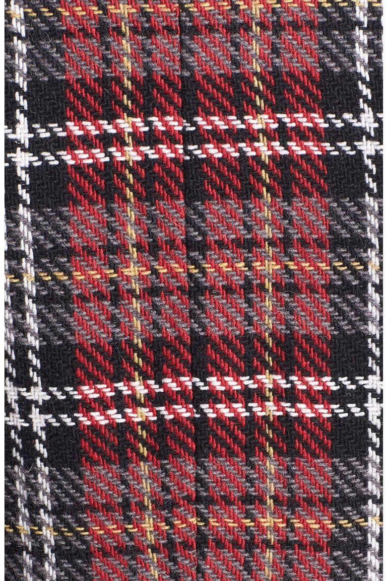 Plaid Babydoll Coat, Alternate, color, PLAID MULTI