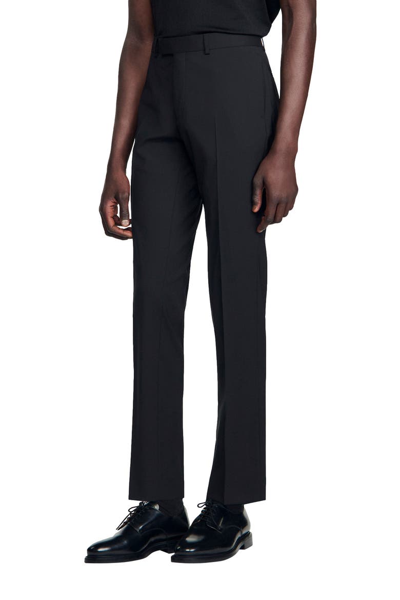 Classic suit trousers, Main, color, Black