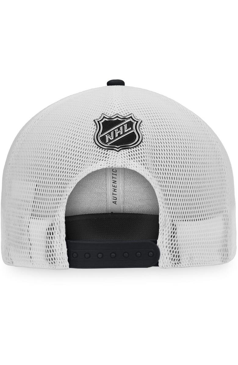 FANATICS Men's Fanatics Branded Black/White Vegas Golden Knights Authentic Pro Team Locker Room Trucker Snapback Hat, Alternate, color, 
