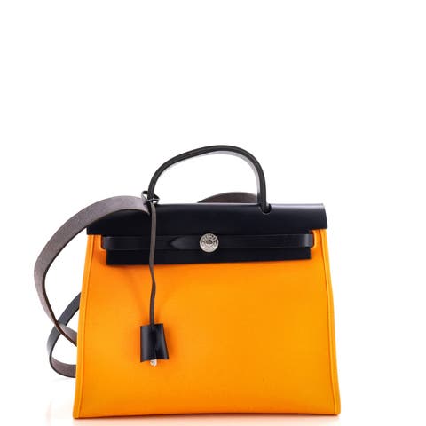 Herbag Zip Leather and Toile 31