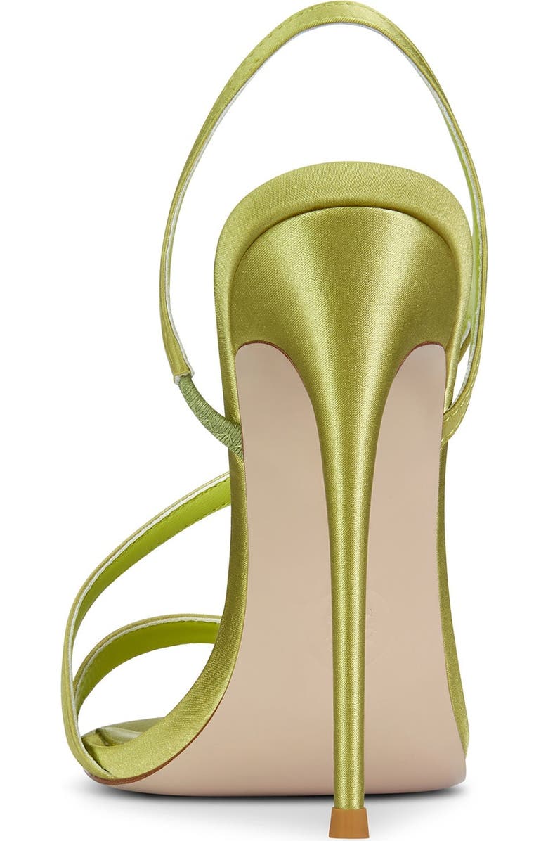 FEMME Vesper Sandal, Alternate, color, Chartreuse Satin