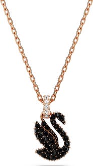 Swarovski Swan Crystal Pendant Necklace