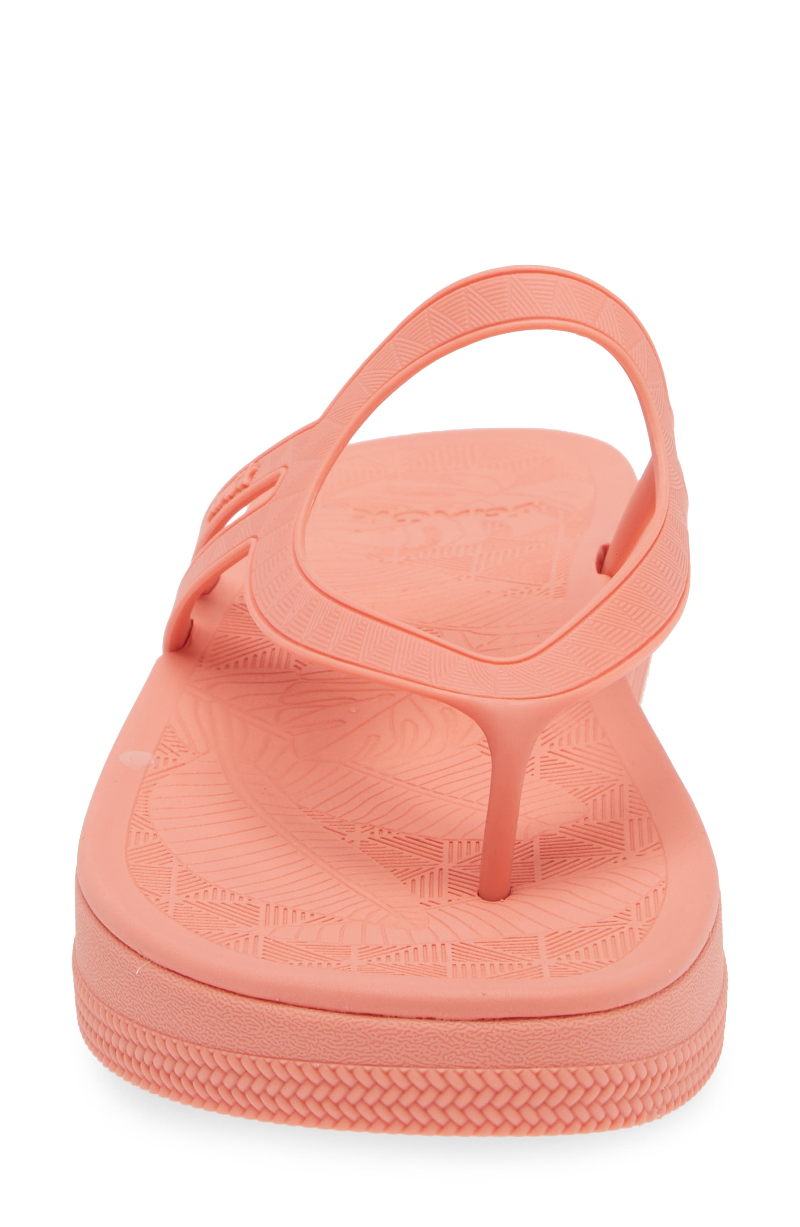 Sunshine Platform Flip Flop, Alternate, color, BURNT CORAL