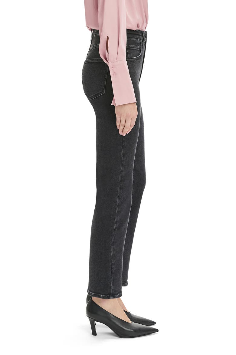 The Valentina Super High Waist Ankle Straight Leg Jeans, Alternate, color, TUPELO