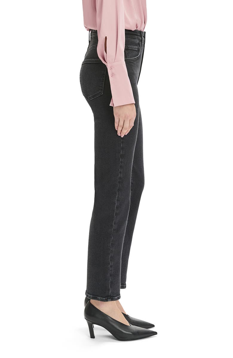 Favorite Daughter The Valentina Super High Waist Ankle Straight Leg Jeans, Alternate, color, Tupelo