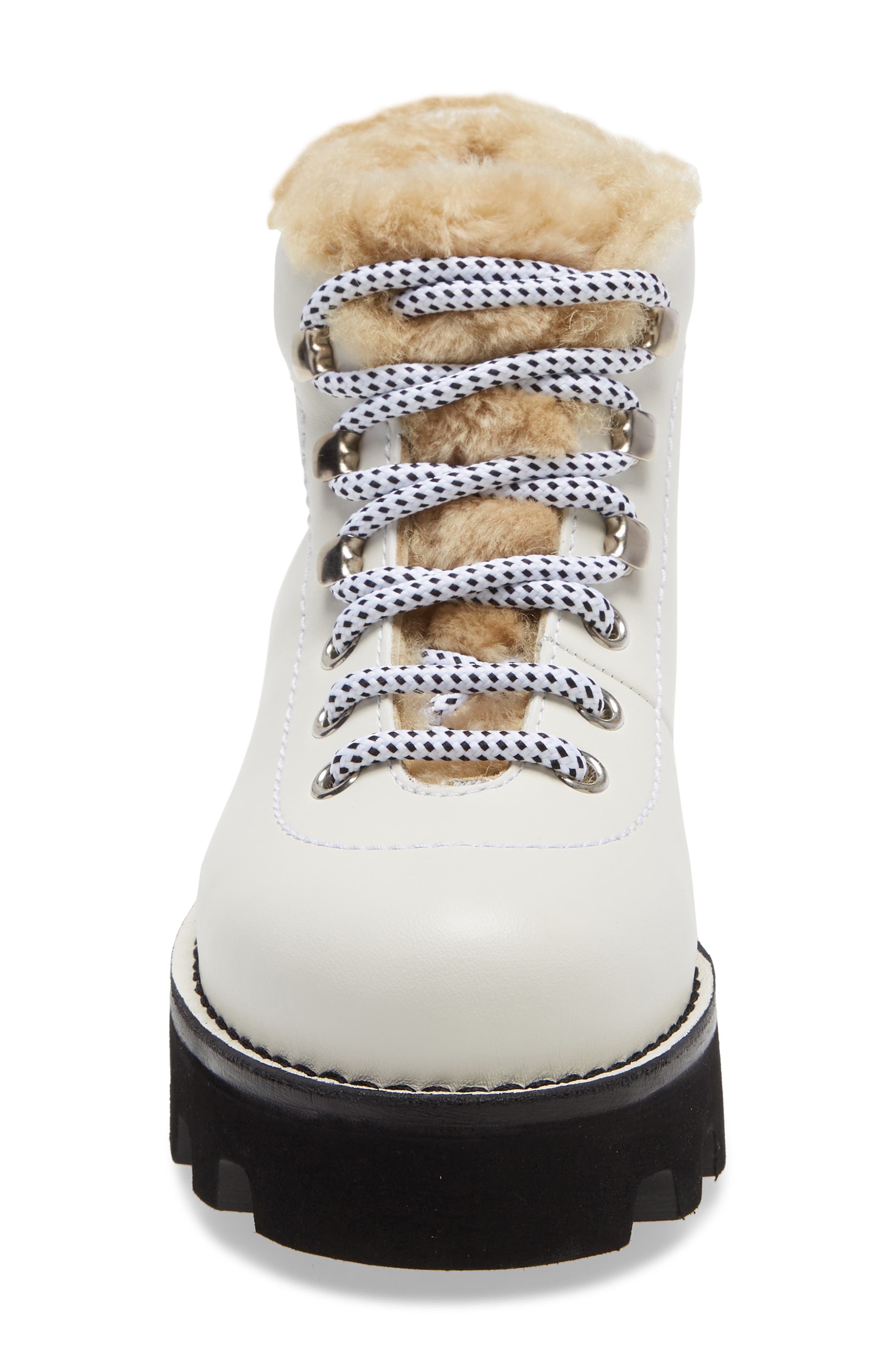 Proenza Schouler Genuine Shearling Lined Hiking Boot, Alternate, color, 