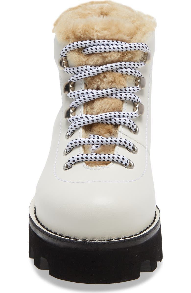 Proenza Schouler Genuine Shearling Lined Hiking Boot, Alternate, color,