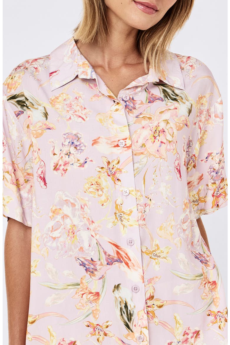 Bailey Floral Print Pajamas, Alternate, color, SOFT LAVENDER