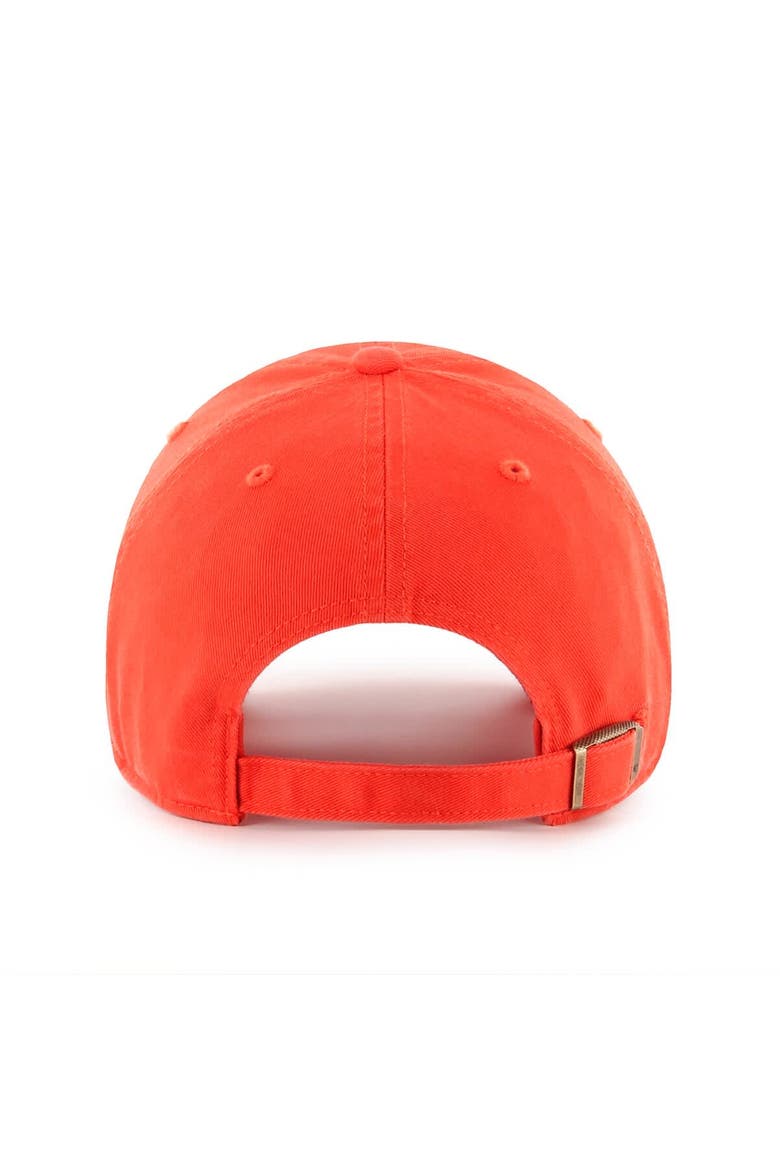 Men's '47 Orange Chicago Bears Historic Logo Clean Up Adjustable Hat, Alternate, color, Orange