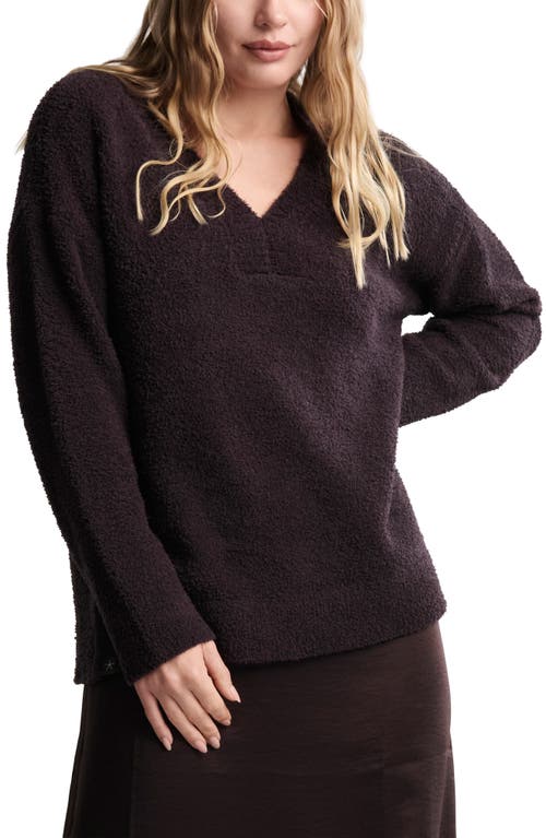 Barefoot Dreams Cozychic® V-neck Sweater In Brown