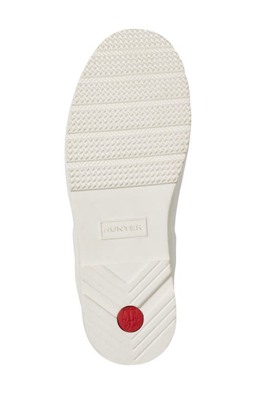 Hunter Original Play Waterproof Rain Bootie In Shaded White