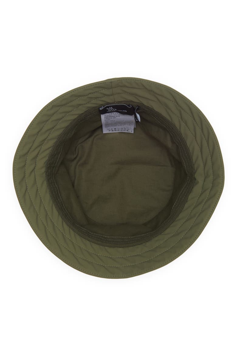 Logo Water Resistant Bucket Hat, Alternate, color, RUSSIAN OLIVE