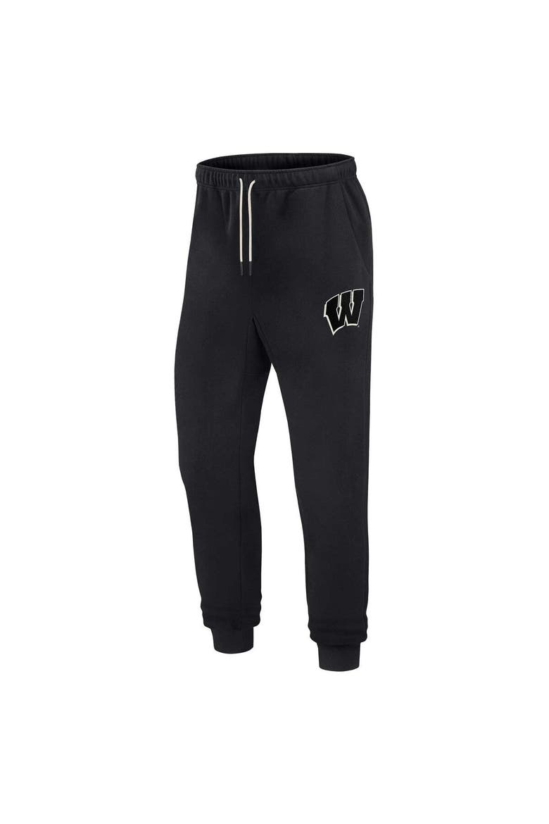 Unisex Fanatics Signature Black Wisconsin Badgers Elements Super Soft Fleece Jogger, Alternate, color, Black