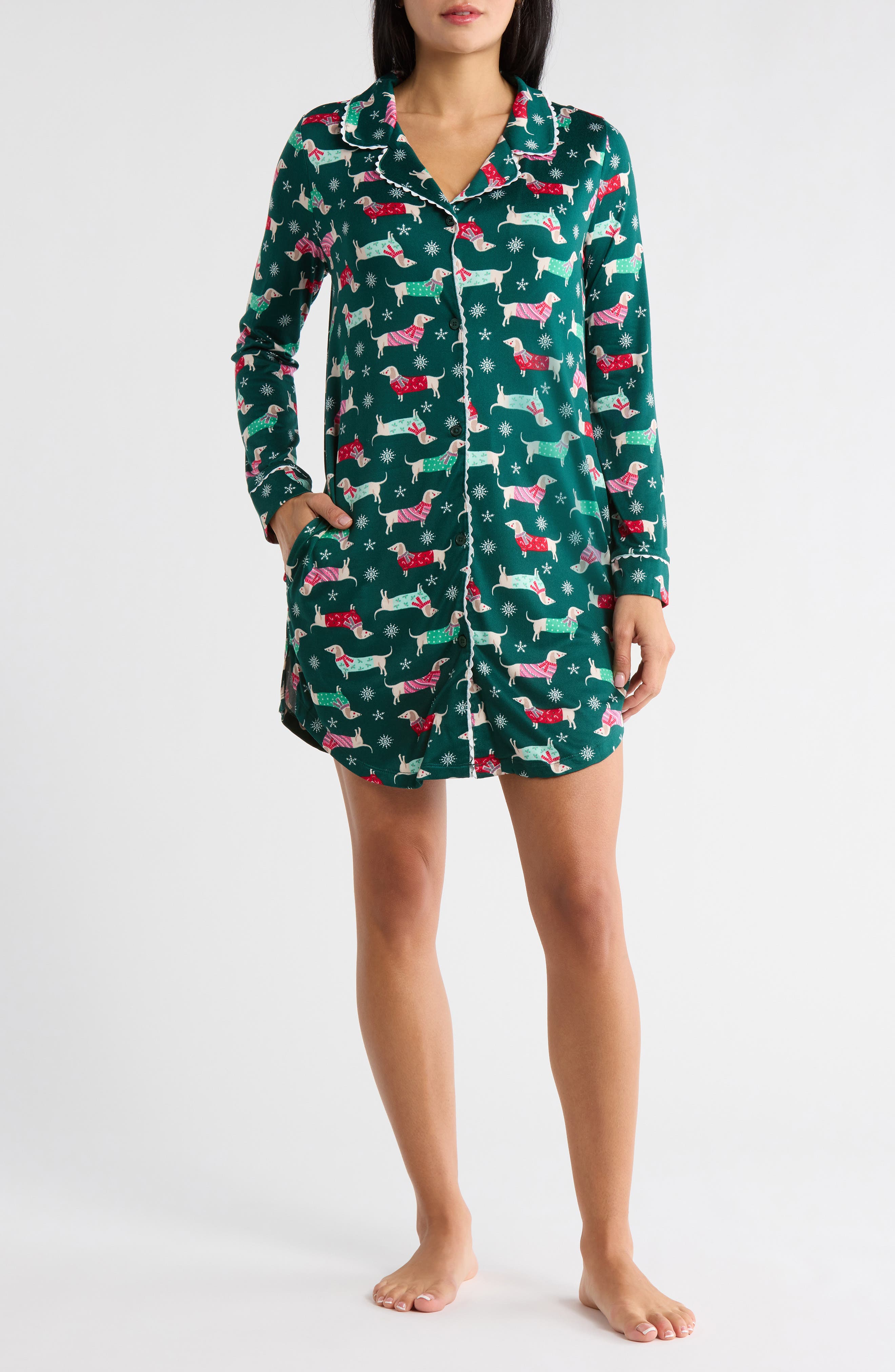 JACLYN Print Sleepshirt
