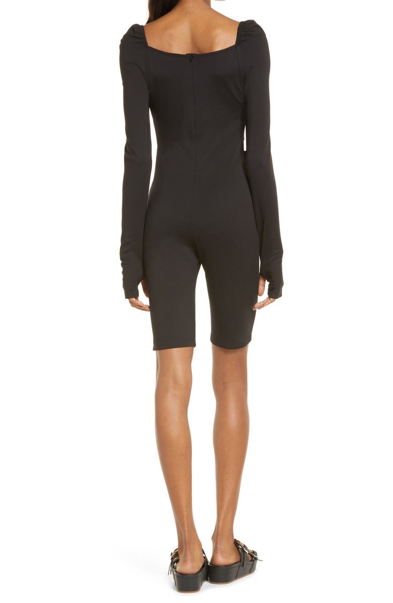 Amy Lynn Fitted Knit Romper, Alternate, color, 